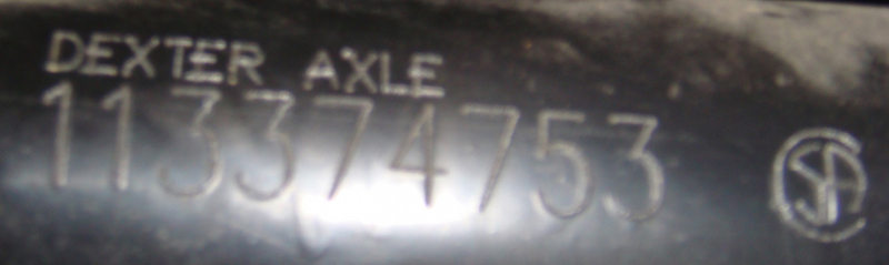 Old Axle Serial Number