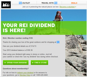 rei dividend notice