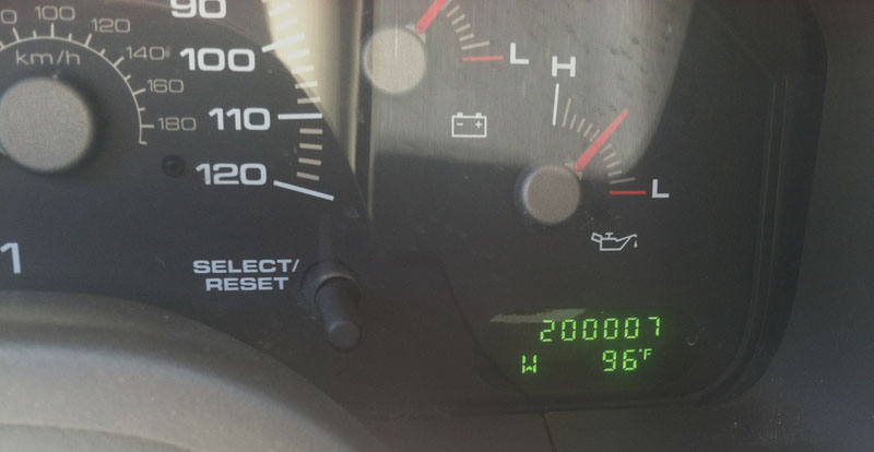 200,000 miles