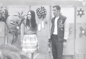 1968. I don't remember the occasion, but it was an assembly at high school when I was student body president.