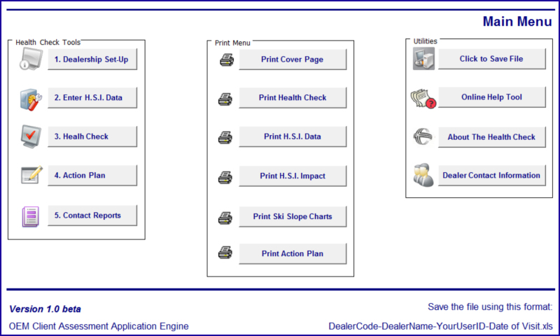 Client current state analysis app.