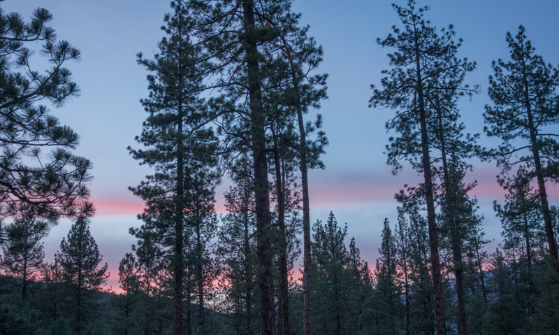 Sunset in the Mountains