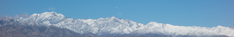 Mt San Gorgonio and the San Bernardino Mountains