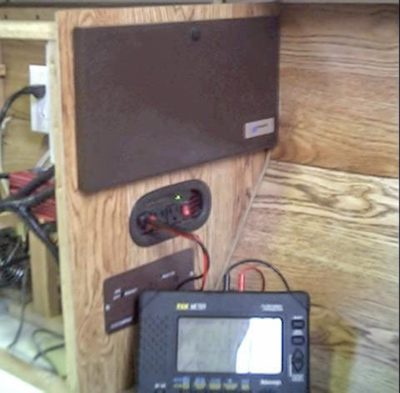 Connecting probes to the inverter's 120v outlet