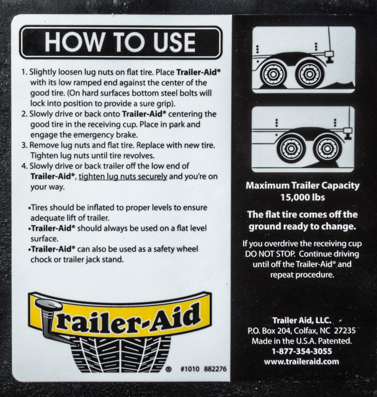 Camco Trailer Aid Plus Label