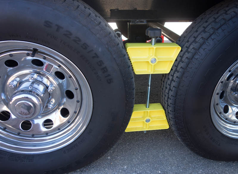 diy travel trailer tongue jack block