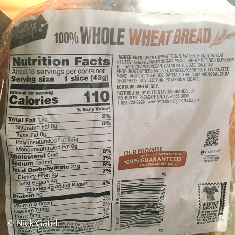 Why is One Slice of Bread the Serving Size? - PopUpBackpacker