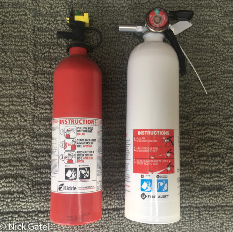 New First Alert Fire Extinguishers For Our Rv - Popupbackpacker